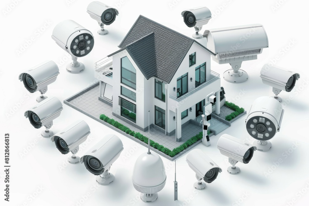 Poster security technology adapts protective measures through smartphone control for strong and secure wire