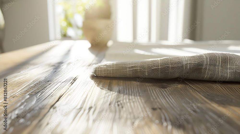 Poster stylish and versatile rustic chic use this wooden table and napkin for any marketing material wrinkl