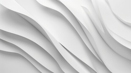 Minimal geometric abstract white background