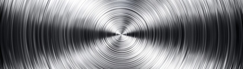 Abstract image of metal surface with shiny brushed texture.