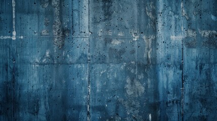 Blue concrete wall texture background.