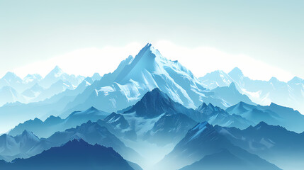 Obraz premium low square mountain ridge Stock vector illustration