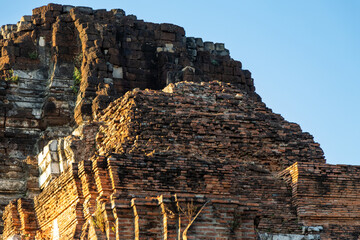 Wat Mahathat ancient temple Ayutthaya Thailand