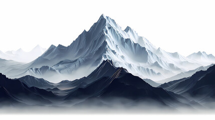 low square mountain ridge Stock vector illustration