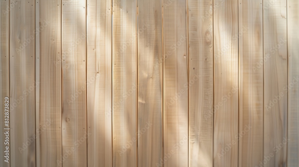 Poster wpc wood vertical pattern lite brown : generative ai