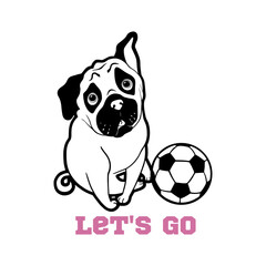 Positive Pug SVG - Good Vibes - Pug shirt - Pug lover owner gift - Pug vector cut files