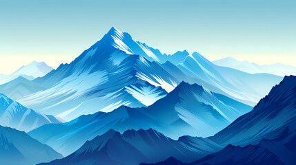 Fototapeta premium low square mountain ridge Stock vector illustration