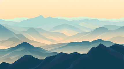 Obraz premium low square mountain ridge Stock vector illustration