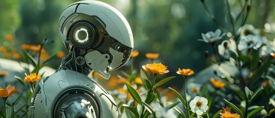 Equipped with sensors to monitor soil moisture and sunlight levels, it ensures that every flower receives the nourishment it needs to bloom vibrantly.