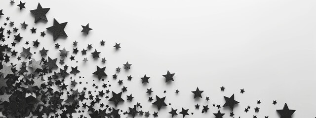  Simple star shapes scattered around the edges of the page with a blank center for symbol or text.