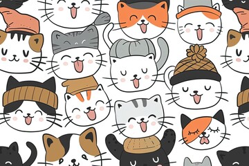 A cute and simple cartoon design featuring 