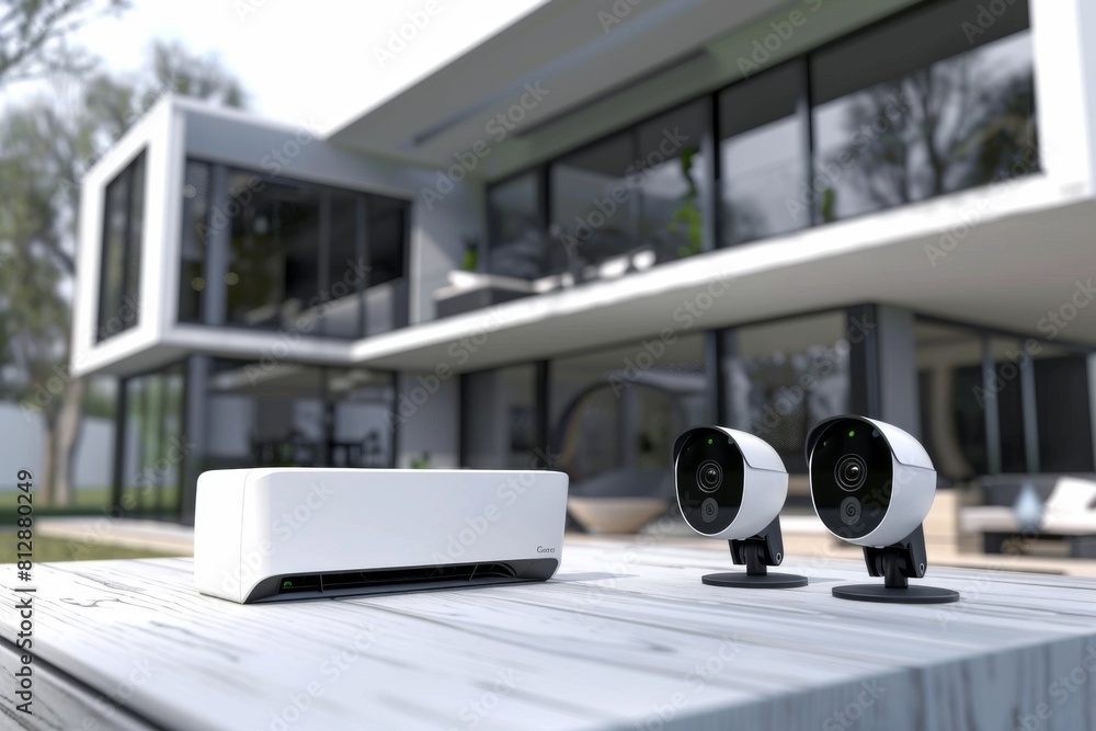Poster security cameras use smartphone control to adapt and secure strong wireless connections, enhancing e