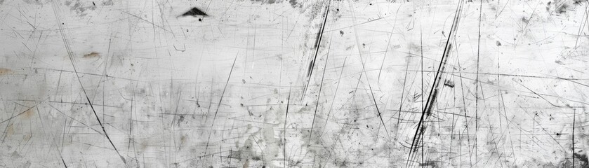 The image is a close-up of a scratched metal surface