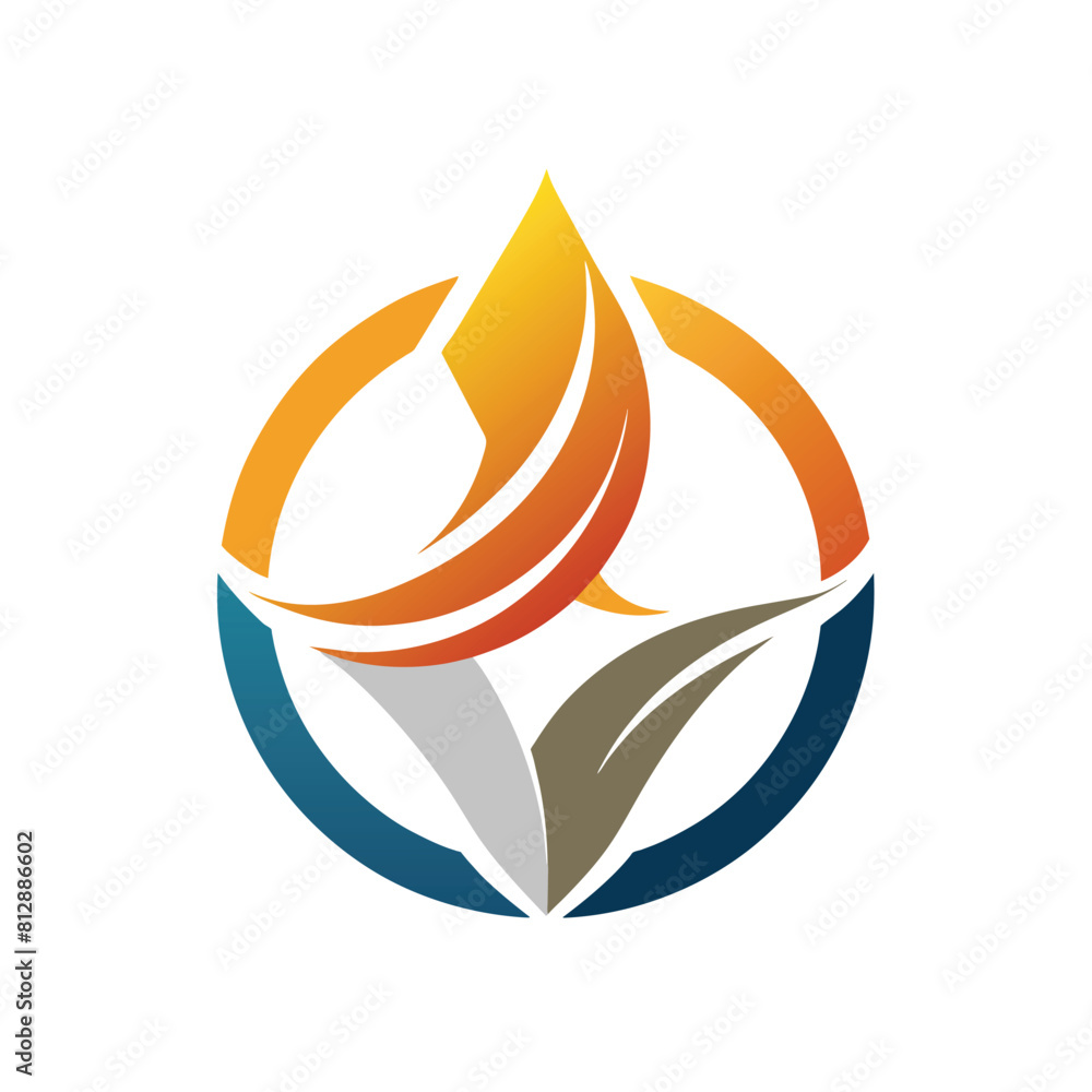 Aufkleber logo for a company featuring a sleek and minimalist design with a leaf intertwined with the letters 