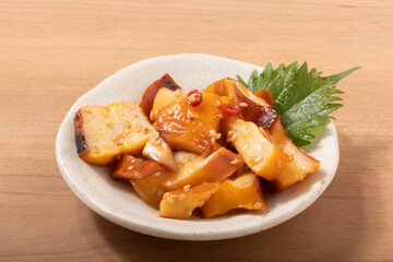 ピリ辛　イカのおつまみ