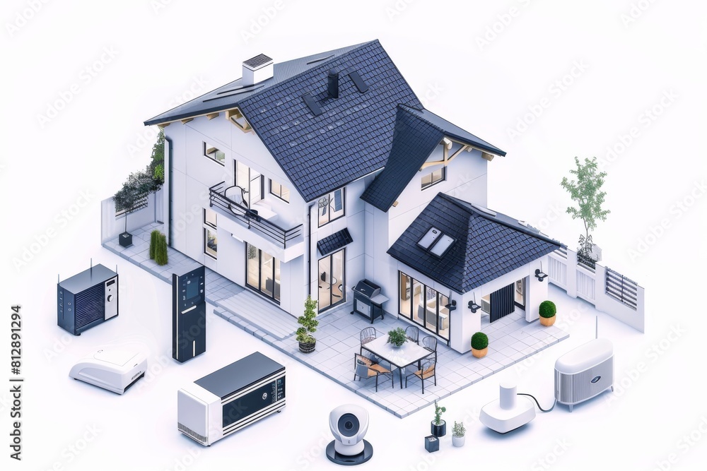 Poster create a robust security environment in your home with seamless camera protection, cctv recording, a