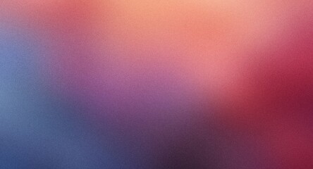 Abstract color gradient background grainy pink purple blue red noise texture backdrop banner poster header cover design