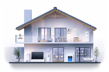 Revolutionize your home security with a seamless integration of camera protection, CCTV recording, and safety controls over a private network.
