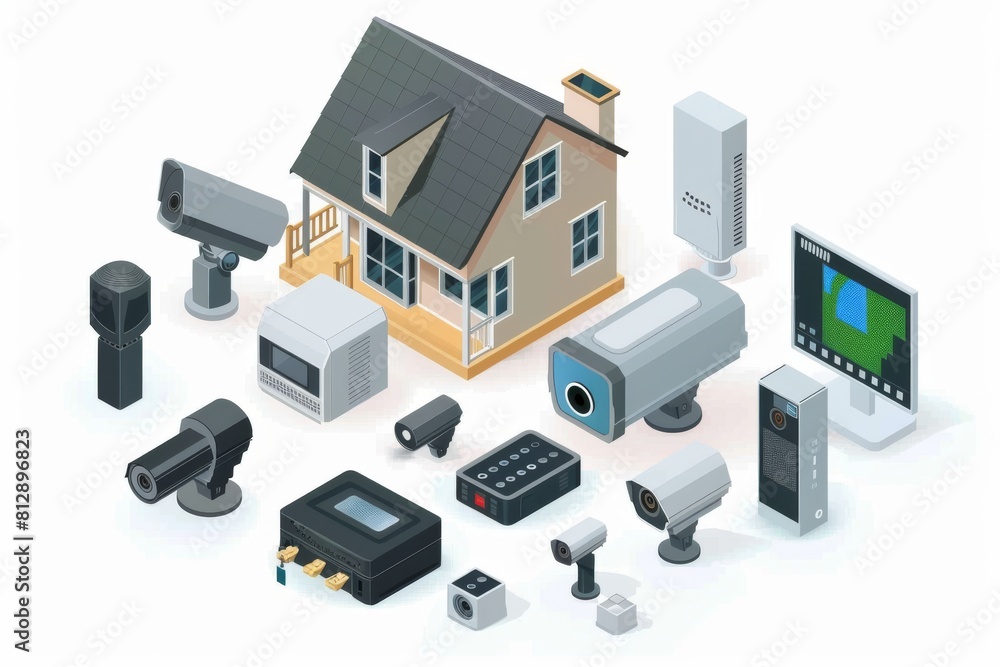 Poster enhance your security measures with a seamlessly integrated camera protection system that includes c