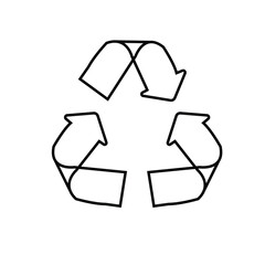 Recycle vector icon