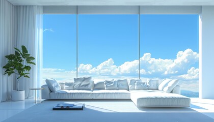 Fototapeta premium Modern residential, hotel, and homestay interior spaces