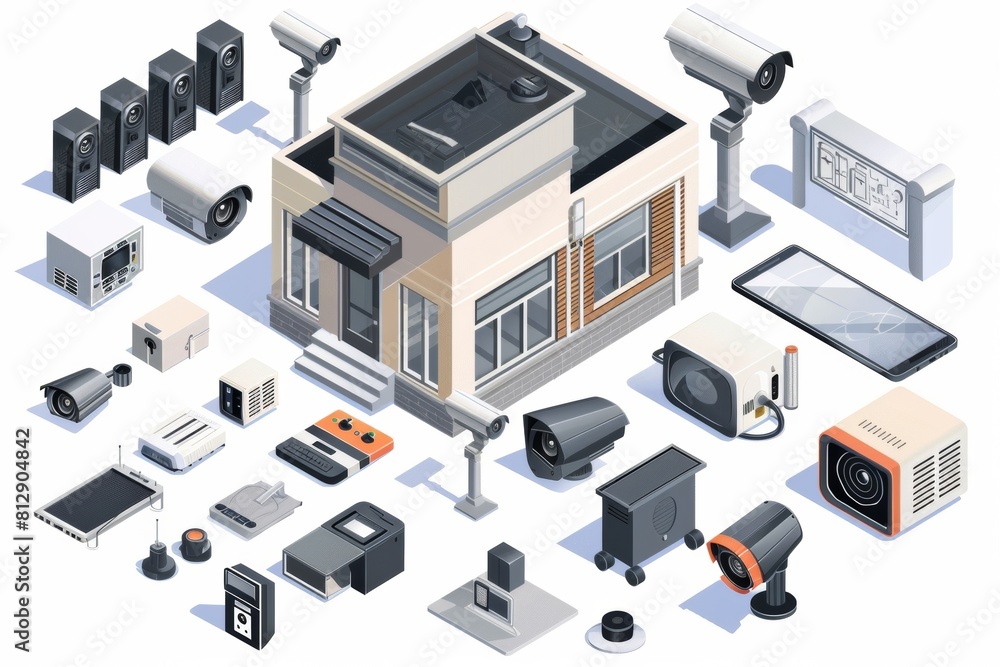Poster integrate cctv, secure lighting, and advanced camera control into your security concept to maximize 