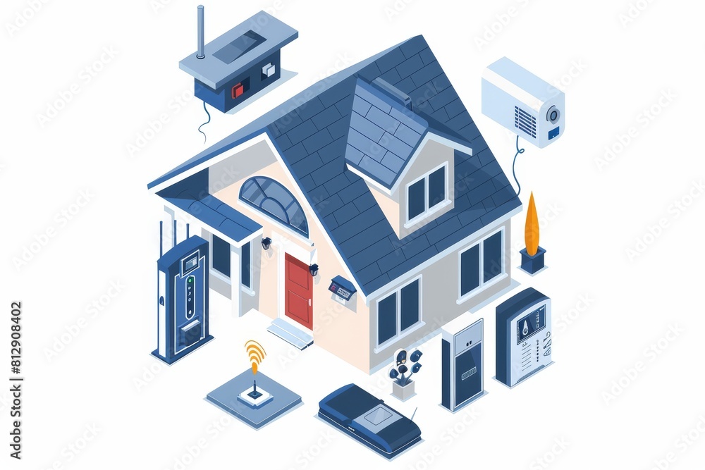 Poster secure your network with a sophisticated security concept that integrates cctv, secure lighting, and
