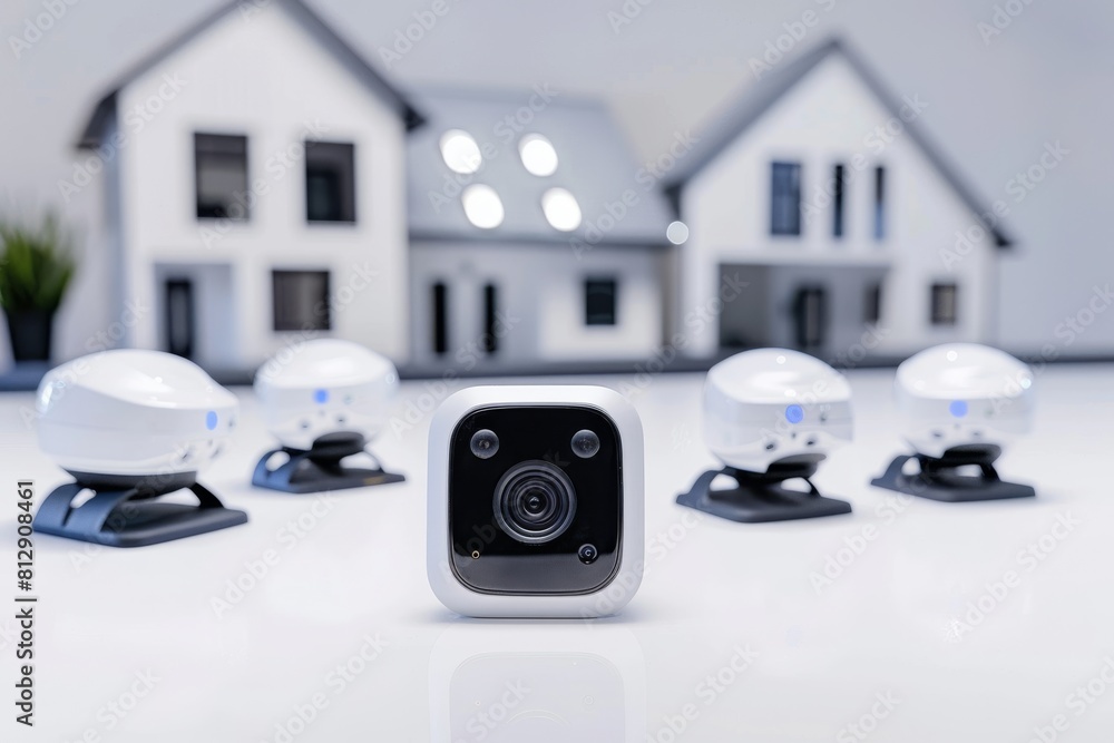 Poster implement digital camera technology with real-time surveillance for home safety using video technolo