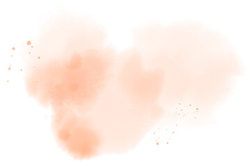 Watercolor stain element for decoration