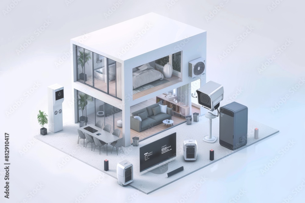 Poster implement digital cameras with real-time surveillance technology to strengthen home security and pro