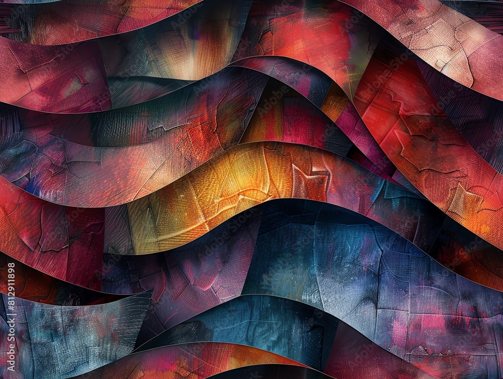 Poster capture historical events through an abstract art lens use unexpected eye-level angles to portray de