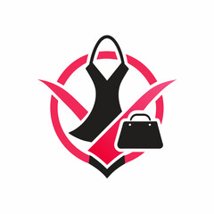 A logo for fashion accessories vector artwork illustration