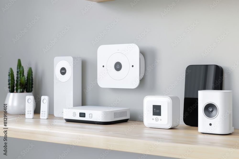 Poster use real-time surveillance cameras with learning models to provide comprehensive home safety and pro