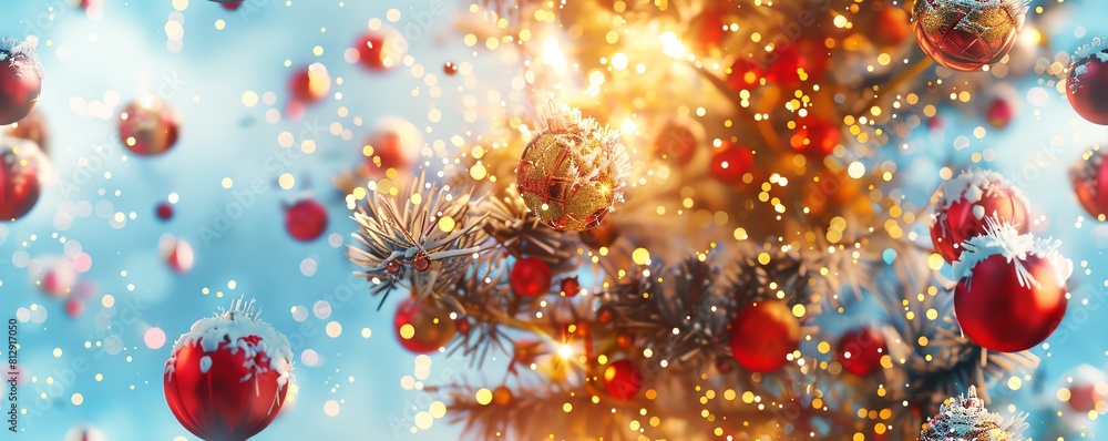 Poster capture the vibrant essence of a rear-view festive celebration using surreal digital art techniques 