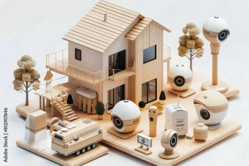 Poster deploy real-time surveillance with advanced video technology in cctv systems for comprehensive home 