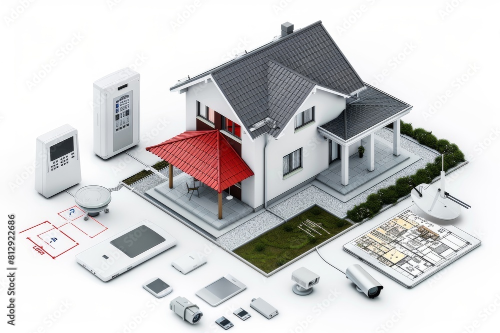 Poster security integrates protective perimeters with expanded wi-fi, enabling voice control and tilt adjus