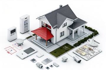 Security integrates protective perimeters with expanded Wi-Fi, enabling voice control and tilt adjustments for cameras with geographical fencing and home IoT features.