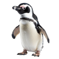 Fototapeta premium penguin on isolated transparent background