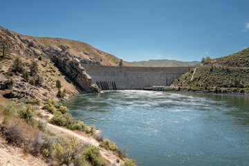 Arrowrock Dam on the Snake River in Idaho