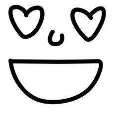 Emoticon Hand Drawn Illustration 