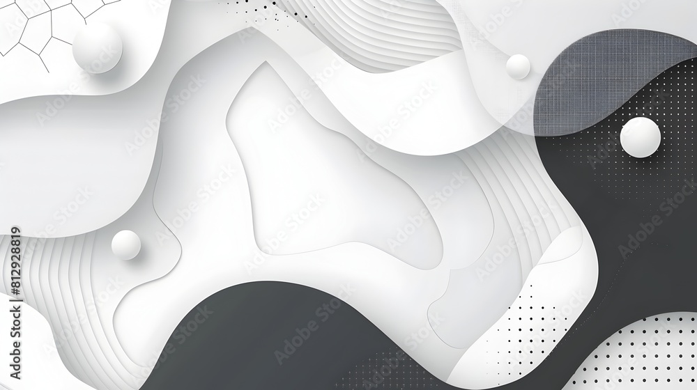Poster minimalist geometric abstract background with ample copyspace for design elements
