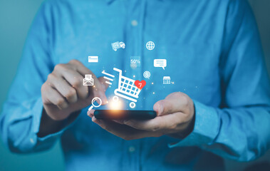 0% discout coupon shopping promotion black friday online supermarket man use cellphone buy sale cash back shopping payment online delivery purchas people on store internet bag lifestyle