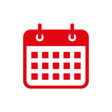 recommend clip art: Calendar icon red transparent background.