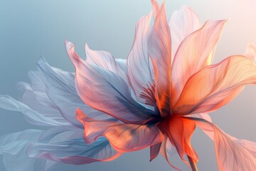 magic organza flower