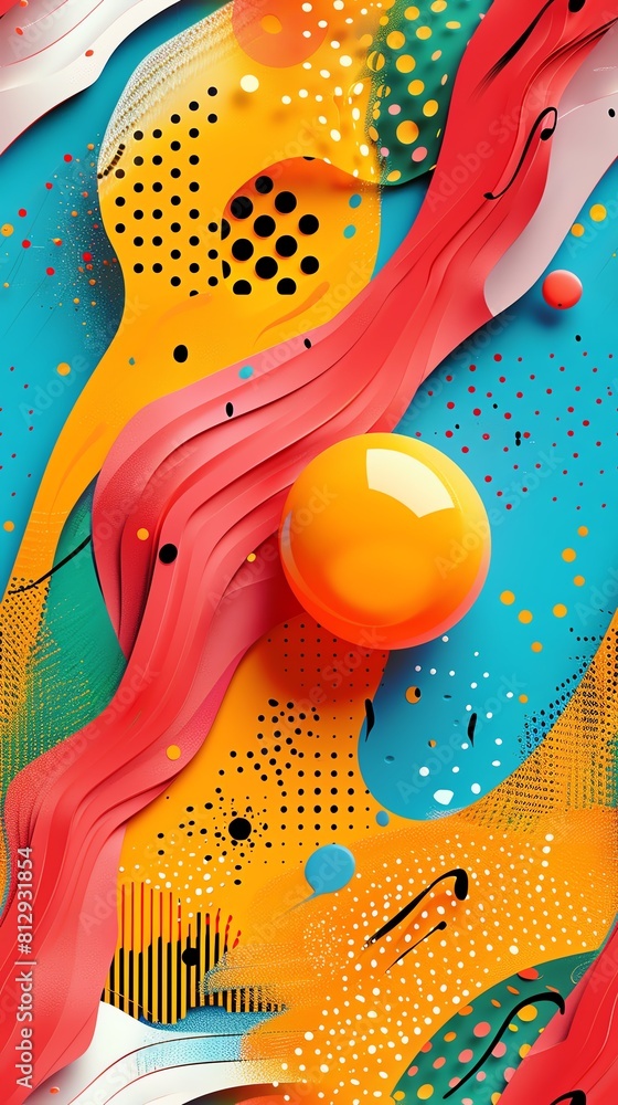 Poster transform a side-view perspective into a dynamic, eye-catching pop art piece, using unexpected camer