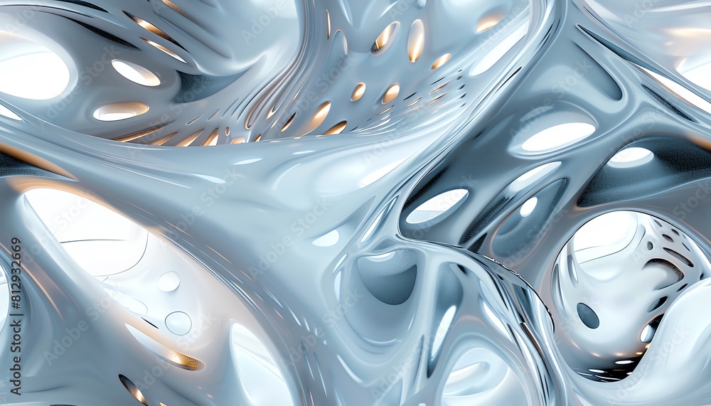 Poster capture a sleek, ultramodern concept with a low-angle view using cg 3d techniques for a futuristic t