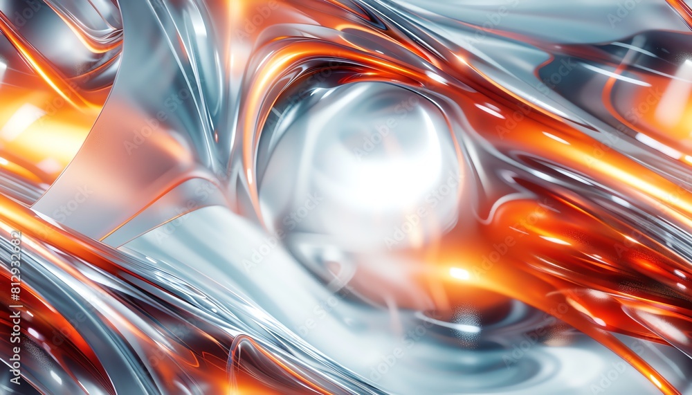 Poster capture a sleek, ultramodern concept with a low-angle view using cg 3d techniques for a futuristic t