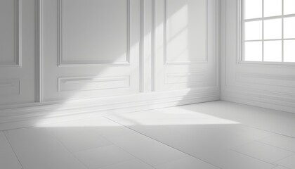 Obraz premium empty room with window