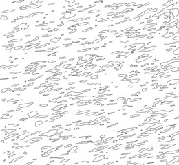 Black and white abstract outline pattern. Maps line background. Vector Format 