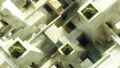 Fototapeta premium Elevate the urban exploration narrative with a high-angle perspective